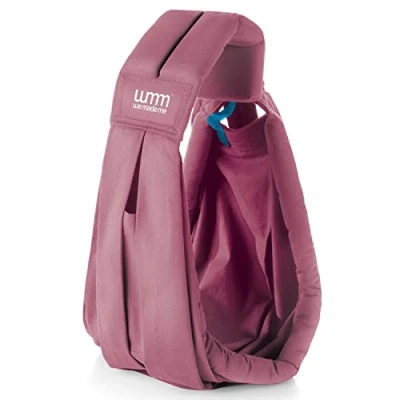 Afbeelding van We Made Me Smile Organic Baby Sling, vijf draagposities, van 3,6 15,9 kg, Berry