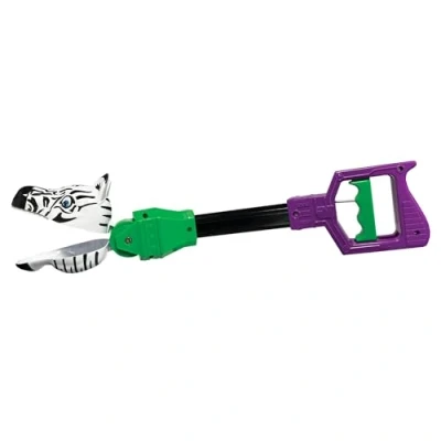 Afbeelding van Pincher Pals Zebra van Deluxebase. Jumbo formaat handgrijper speelgoed voor kinderen. Leuk klauw dat fantastische safari cadeaus maakt!