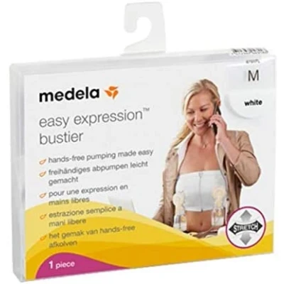 Afbeelding van Medela Easy Expression Bustier Wit Kleine Maat