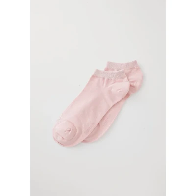 Afbeelding van Calvin Klein Sokken 2P Shiny Logo Sneaker Socks Roze Maat 39/42 Dames
