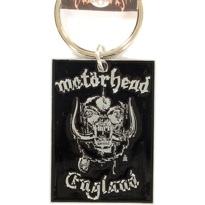 Afbeelding van Motorhead War Pig Metalen Enamel Fill In Logo Sleutelhanger Zilver