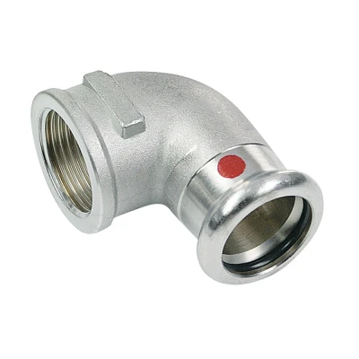 Afbeelding van Bonfix Perskoppeling Staal Kniekoppeling 90 Rp1 1/4&quot;x35mm
