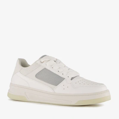 Afbeelding van Blue Box heren sneakers wit grijs Maat 41 Uitneembare zool