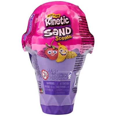 Afbeelding van Kinetic Sand Ijshoorntjeshouder met speelzand 113 g stijlen kunnen variëren