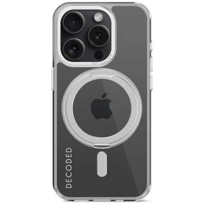 Afbeelding van Apple iPhone 15 Pro MagSafe Hoesje Kunststof Decoded Backcover/Hardcase Transparant Telefoonhoesje Shockproof/Valbescherming
