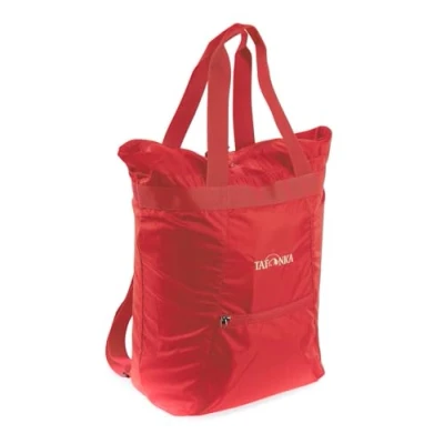Afbeelding van Tatonka Backpack Market Bag 22l lichte boodschappentas/shopper met opbergbare rugzakdragers en ritssluiting als tas of rugzak te gebruiken 22 liter