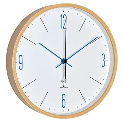 Afbeelding van TFA Maple Blue Radio Controlled 25.5 cm klok