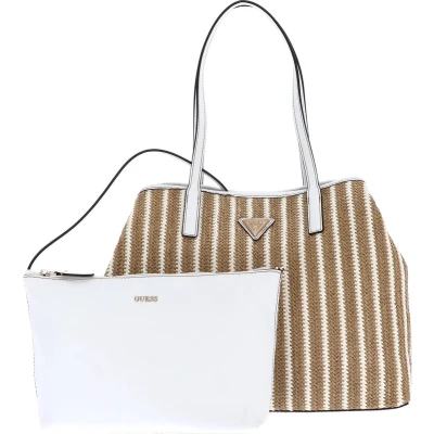 Afbeelding van Guess Vikky Large TOTE 2 IN 1 Shopper, Dames, Maat: One Size, Natural multi
