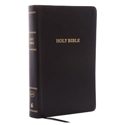 Afbeelding van KJV Holy Bible: Personal Size Giant Print with 43,000 Cross References, Black Bonded Leather, Red Letter, Comfort Print: King James Version: Bible, Version