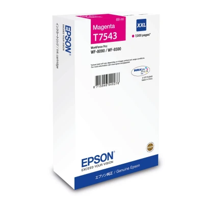 Afbeelding van Epson C13T75434N, Extra (Super) hoog rendement, Magenta, 69 ml, 1 stuk