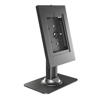 Afbeelding van conecto Baliehouder voor tablet, met afsluitbare stalen behuizing Tab A 10.1 (2019)/Tab A7/S6 Lite 10.4/10.5/11 en iPad 5/6/7/8/9/ Air 9.7/10.5/10.9/ 9.7/10.5/11, zwart