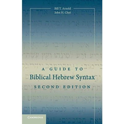 Afbeelding van A Guide to Biblical Hebrew Syntax