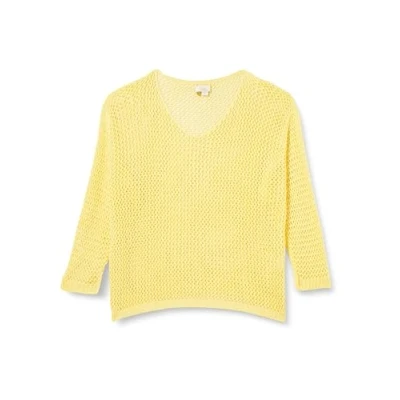 Afbeelding van aleva Gebreide damestrui 15526985 AL04, lichtgeel, XL, XL