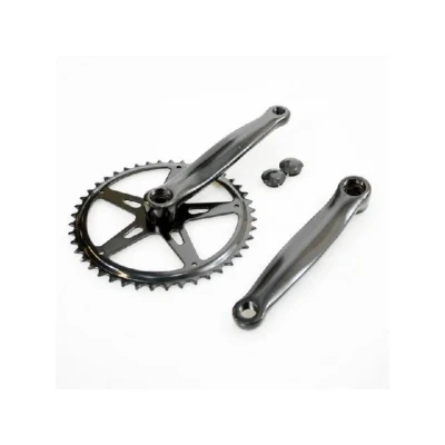 Afbeelding van Kettingwiel/crankset staal 46 tands 170 mm 1/8 + 3/32 zwart