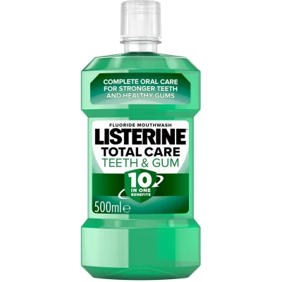 Afbeelding van 6er Pack Listerine Mondspoeling Tand &amp; Tandvlees Bescherming Fresh Mint 500ml
