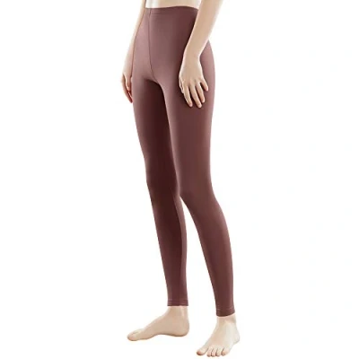 Afbeelding van Libella 1/3er Vrouwen Lange Leggings Veelkleurig met Hoge Taille Slim Fit Fitness Broek Sport Gemaakt van Katoen 4108VA, Bruin, XL