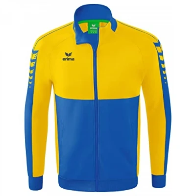 Afbeelding van Six Wings worker jack new royal/geel / 152