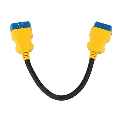 Afbeelding van OBD 2 Verlengkabel II Verlengsnoer 16 Pin 36cm Mannelijk naar Vrouwelijk Voertuigen Adapter Connector met Nylon Materiaal voor Auto Diagnostische Tool