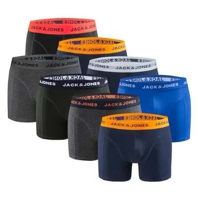 Afbeelding van JACK &amp; JONES Set van 8 boxershorts, Kleurmix, XL