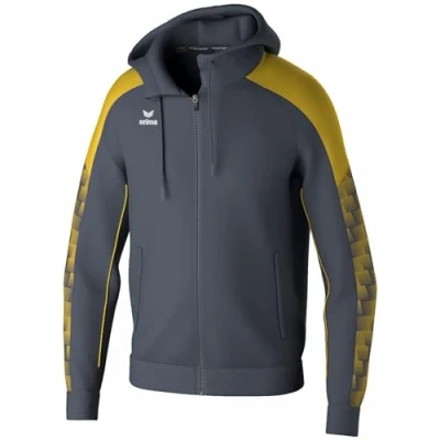 Afbeelding van Erima Evo Star Trainingsjack Met Capuchon Heren Slate Grey / Geel Maat: L