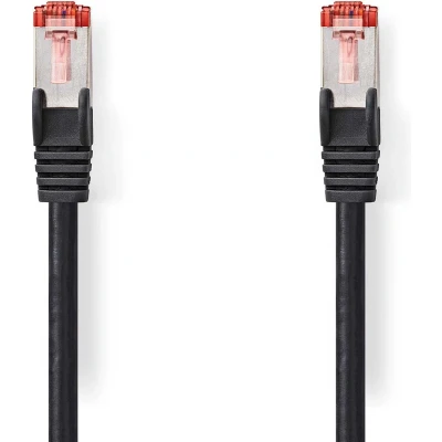 Afbeelding van Netwerkkabel Cat6 S/FTP 10 meter (100% koper, LSZH, Zwart)
