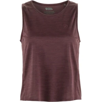 Afbeelding van Fjällräven Abisko Lite Tanktop Dames Port XL Rood Outdoor Shirt