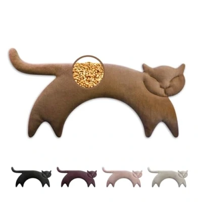 Afbeelding van Leschi Warming Pillow Clara the Cat Caramel