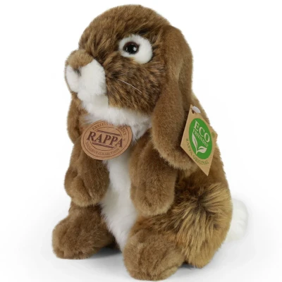 Afbeelding van Rappa knuffelkonijn staand bruin 18 cm