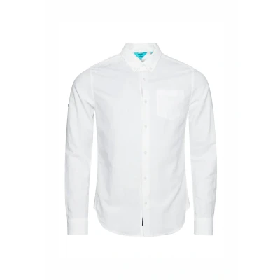 Afbeelding van Superdry Studios Button DOWN Overhemd, Heren, Maat: XXL, White