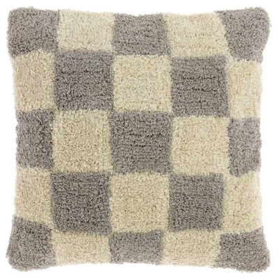 Afbeelding van Unique Living Sierkussen Ziva Chateau Grey 45x45cm