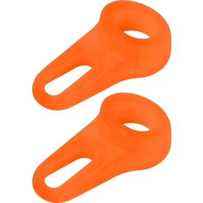Afbeelding van Deltafix Block it Deurwig 2x oranje TPE kunststof 12 x 3,8 cm deurstopper Deurstoppers