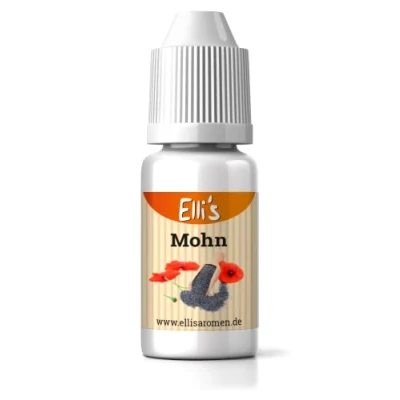 Afbeelding van Ellis Aromen papaver levensmiddelaroma vloeibaar voor levensmiddelen en vloeistoffen, om te bakken, koken, zoals pap kwark caloriearm