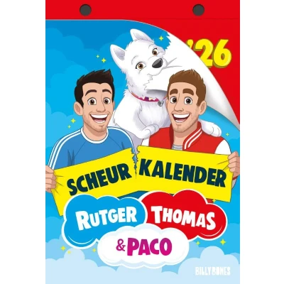 Afbeelding van De scheurkalender van Rutger, Thomas &amp; Paco 2026 (Kalender)