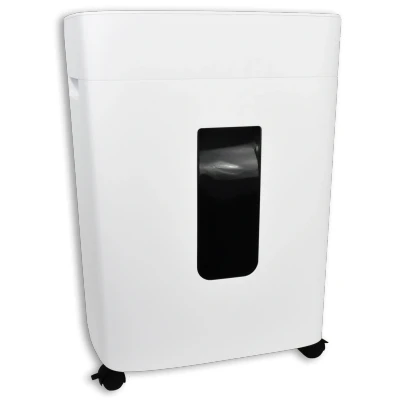 Afbeelding van DESQ® Papierversnipperaar 20075 Veiligheidsniveau P5 Micro cut (2500 snippers/A4) 2 x 12 mm 20 liter 10 min. non stop 8 vel 4 wielen Kantoor/Thuiskantoor Dutch Design