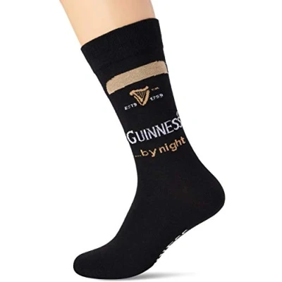 Afbeelding van Guinness BLK Nachtsokken voor heren, zwart (zwart zwart), eenheidsmaat, Zwart, One size
