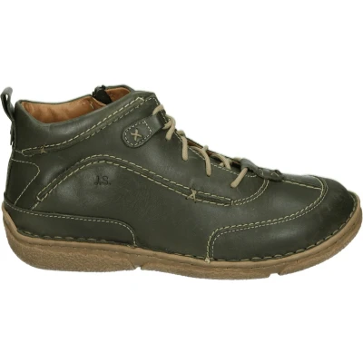 Afbeelding van Josef Seibel NEELE 52 hoge sneakersVeterlaarzenDames veterschoenenDames sneakersHalf schoenen Kleur: Groen Maat: 40