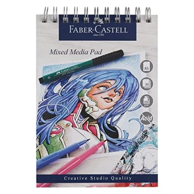 Afbeelding van Faber Castell Creative Studio Mengtechniek Pad, A5 250 g/m² Pad met 30 vellen