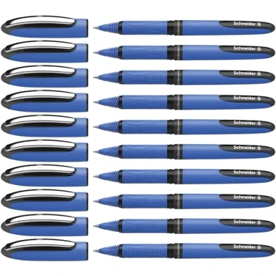 Afbeelding van rollerball Schneider One Hybrid C 0,3mm zwart doos met 10 stuks