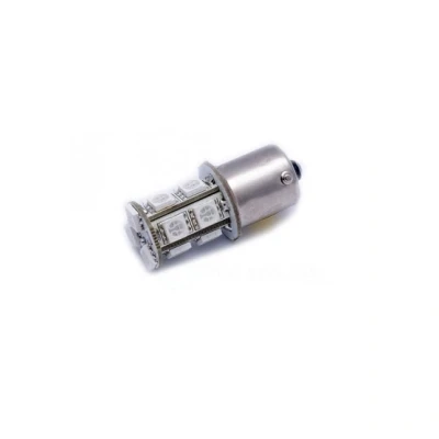 Afbeelding van BA15S LED 13 SMD ROOD 5050 24V lamp