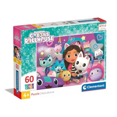 Afbeelding van Clementoni Legpuzzel Super Color Gabby&quot;;s Poppenhuis, 60st.