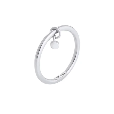 Afbeelding van Elli Basic Ring, Dames, Maat: 56, Silber