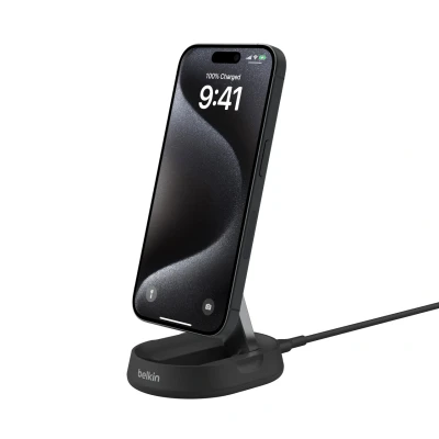 Afbeelding van Belkin BoostCharge Pro Qi2 15W Magnetic Charging Stand Black