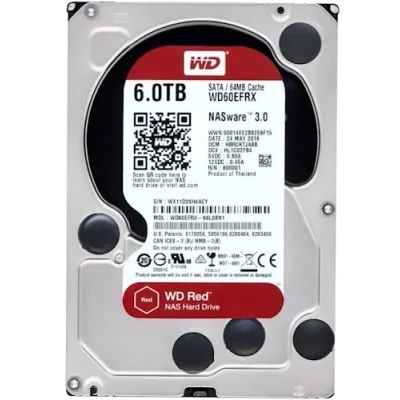 Afbeelding van WD Red NAS Harde schijf WD30EFRX 3 TB Intern 3.5&quot; SATA 6GB/S buffer: 64 MB voor My Cloud EX2, EX4