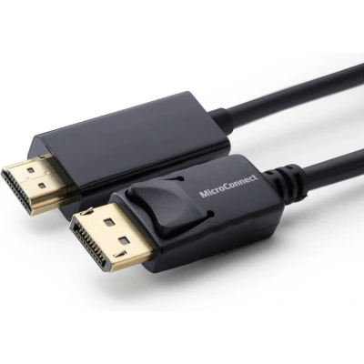 Afbeelding van Microconnect MC DP HDMI 100 video kabel adapter 1 m DisplayPort Zwart