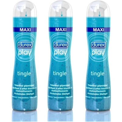 Afbeelding van Durex Play Pleasure Gel Tingle Glijmiddel 3 x 100 ml