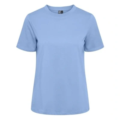 Afbeelding van Pieces Pcria Solid TEE Tshirt basic, Dames, Maat: XL, Hydrangea