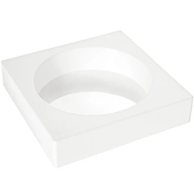 Afbeelding van Siliconen vorm, rond, rechte randen, 4 cm hoog, 16 x