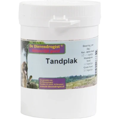 Afbeelding van Dierendrogist Tandplak 50 GR