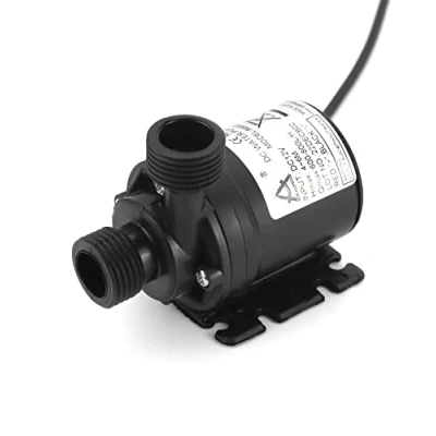 Afbeelding van QWORK® DC 12V waterpomp 800L/H 5M, borstelloze dompelpomp, voor fonteinzwembad solar circulatiesysteem watercirculatiesysteem
