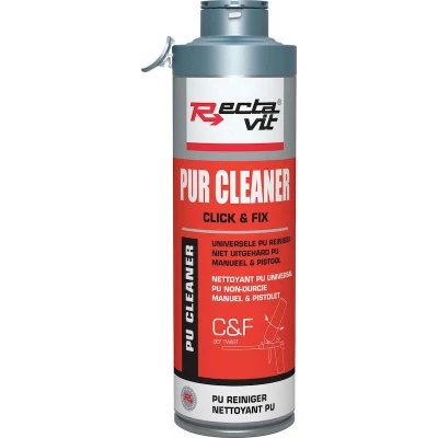 Afbeelding van RECTAVIT Pur Cleaner C&amp;F reiniger voor schuimpistool / polyurethaanlijm kleurloos (500 ml) 117572